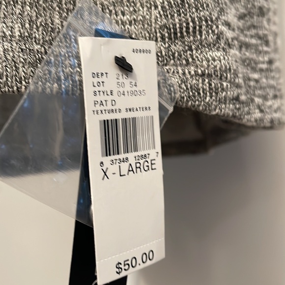 AB STUDIO textured sweater over black cami NWT (23G7C86) - Picture 3 of 14